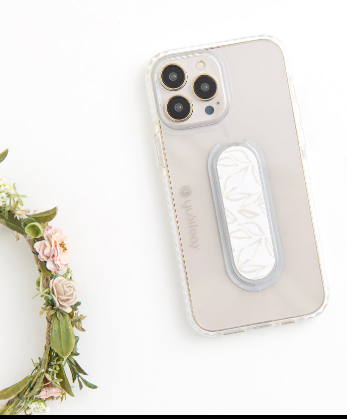 iPhone 12 Clear Case with built in Single Yubiloop Strap