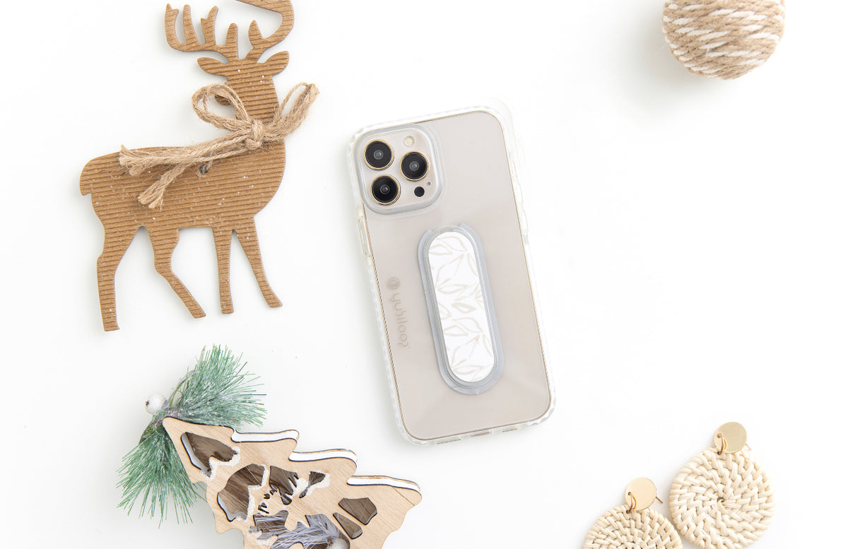 iPhone 12 Clear Case with built in Single Yubiloop Strap