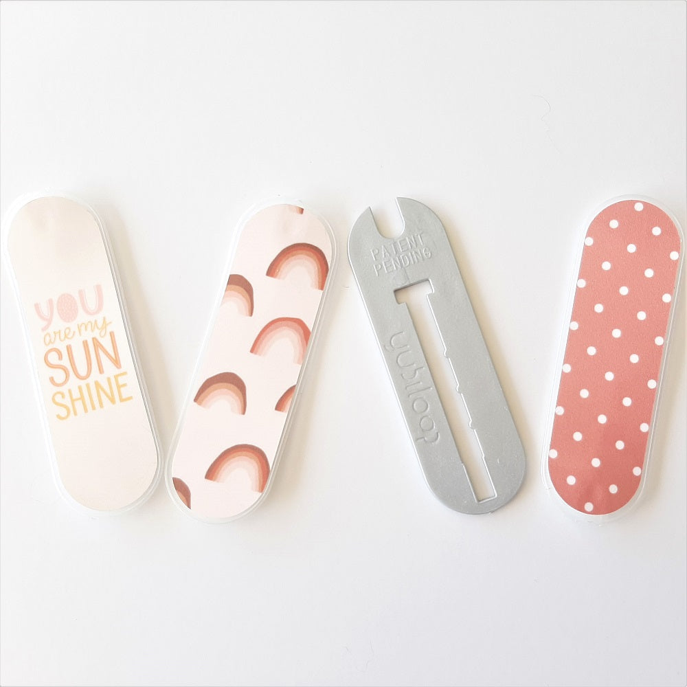 The Mia Interchangeable 3 Pack (1 Base + 3 Loops) | Phone Grip and Kickstand